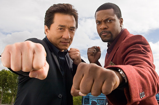 Jackie Chan with Chris Tucker in Rush Hour