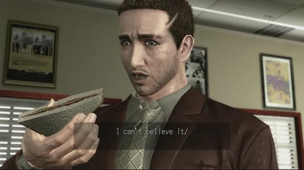 Deadly Premonition - Detective York just can't believe this sandwich