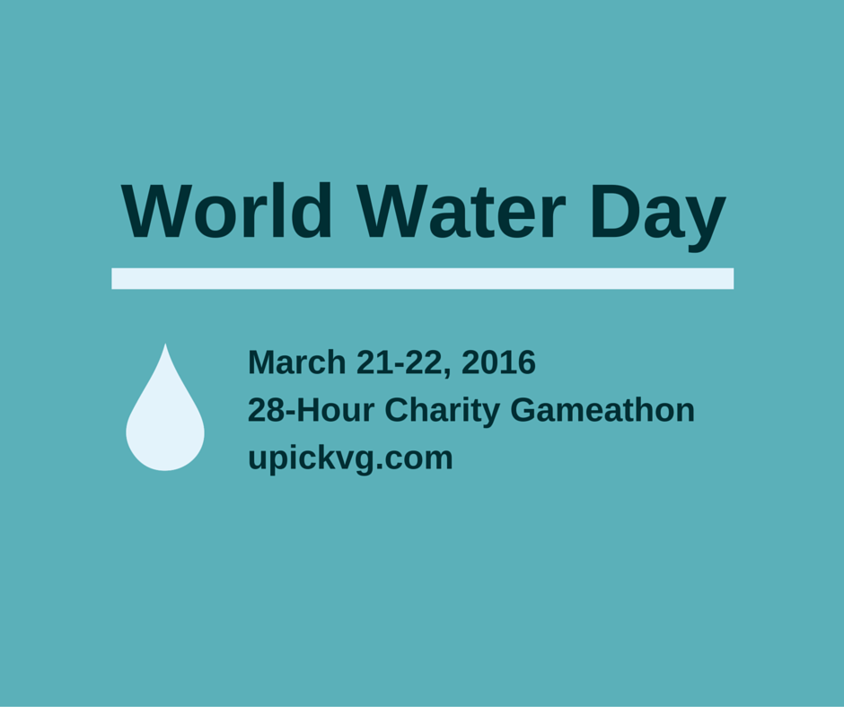 World Water Day Gameathon 2016