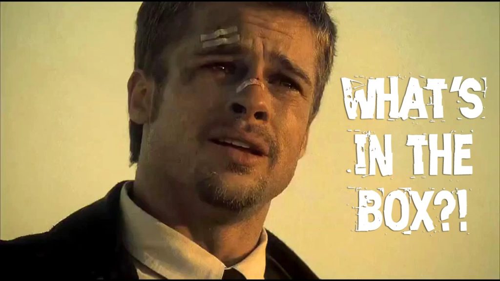 Brad Pitt, What's in the box?!? Mystery Games?!?